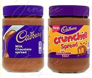 Cadburys Chocolate & Crunchie Spread, 400g each