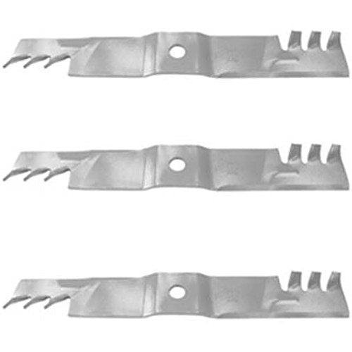 Set Of 3 Blades Replaces EXMARK 103-9629 109-9393-S 116-5499-S STENS 302-720