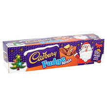 Load image into Gallery viewer, Cadbury Fudge Chocolate Minis Christmas tube 72g (Case of 12)
