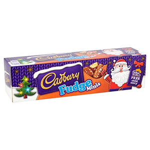 Cadbury Fudge Chocolate Minis Christmas tube 72g (Case of 12)