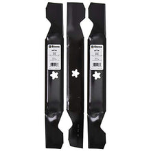 Load image into Gallery viewer, 3 Pack of Blades for 50&quot; Deck Cut AYP Sears Craftsman Husqvarna Lawn Mower 137380
