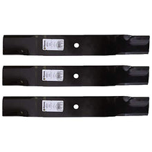 Load image into Gallery viewer, 3pk 21&quot; Hi Lift Blade Hustler 60&quot; Cut Deck Super Z Riding Lawn Mower Tractor 782516 782516X
