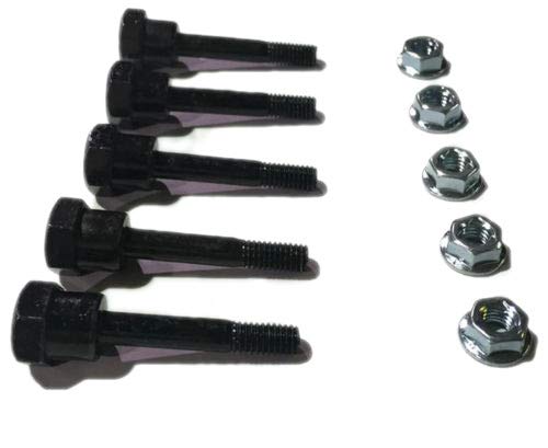 5 Pack Snowblower Shear Pins Nuts Replaces 531002513 506714001 51647-01-00 192090