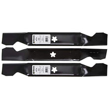 Load image into Gallery viewer, 3 Pack of Blades for 50&quot; Deck Cut AYP Sears Craftsman Husqvarna Lawn Mower 137380
