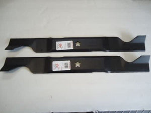 2 (Two) New Mower Blades For Husqvarna RZ4623 46" Zero Turn Lawn Mower Replace 532403107 33266 532405380 403107