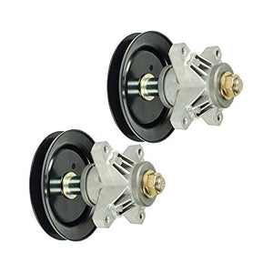 2 Spindle Assemblies MTD Cub Cadet LT1042 Lawn Mower, 918-04124A