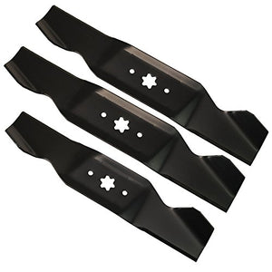 3 USA Mower Blades Kit for MTD 742-0543, 942-0543, 742-0542, 942-0542, 46" Deck