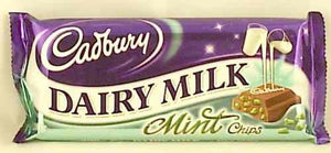 Cadbury Dairy Milk Mint Crisp Standard Bar (Irish) - 49g