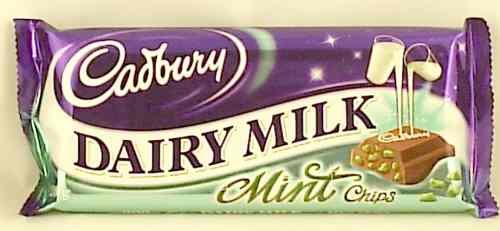 Cadbury Dairy Milk Mint Crisp Standard Bar (Irish) - 49g