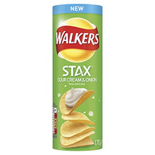 Load image into Gallery viewer, Walkers Stax Sour Cream And Onion
