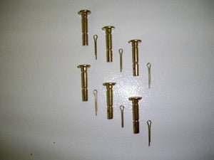 6 Pack, Shear & Cotter Pins for MTD 738-04124, 738-04124A by Rotary
