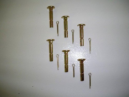 6 Pack, Shear & Cotter Pins for MTD 738-04124, 738-04124A by Rotary