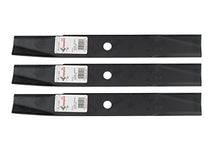 Load image into Gallery viewer, 3 Rotary Mower Blades Fit John Deere AM-100946 AM-31100 M127466 M41967 46 47 48 Deck Model 300 Series Sabre 1646
