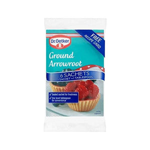 Dr Oetker Ground Arrowroot Sachet 6 x 8g - Pack of 6