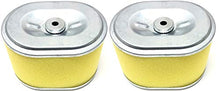 Load image into Gallery viewer, 2 Pack Air Filter Plus Pre-Filters For Honda 17210-ZE1-505, 17210-ZE1-507, 17210-ZE1-517, 17210-ZE1-820, 17210-ZE1-821, 17210-ZE1-822. 4" Long, 2-7/8" Wide, 2-3/4" Height

