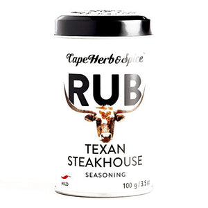 Cape Herbs & Spice Texan Steakhouse Rub 3.5 oz each (4 Items Per Order)
