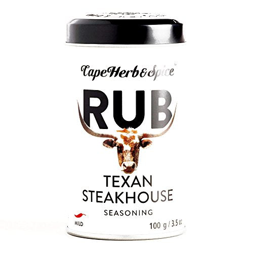 Cape Herbs & Spice Texan Steakhouse Rub 3.5 oz each (4 Items Per Order)