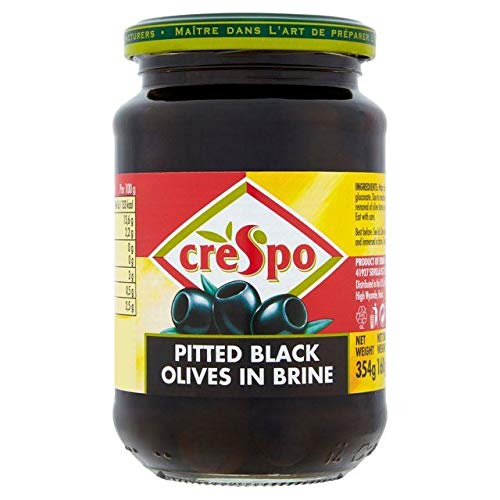 Crespo Pitted Black Olives 354g