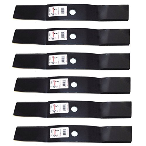 (6) 10284 Rotary Blades Compatible With John Deere M136194