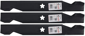 MowerPartsGroup (3) Rotary Hi Lift Blade for Husqvarna and Poulan 532137380, 50" Deck