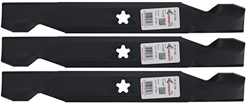 MowerPartsGroup (3) Rotary Hi Lift Blade for Husqvarna and Poulan 532137380, 50
