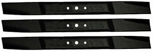 3 SETS OF 1 BLADE FOR MTD WHITE ALADDIN 22" DECK 22"L 3/8" CENTER