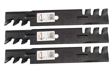 Load image into Gallery viewer, 3 RotaryÂ Copperhead Mulching Lawn Mower Blades Fit John Deere AM-31100 AM-100946 M127466 M41967 300 46Â” 47Â” 48Â” Deck
