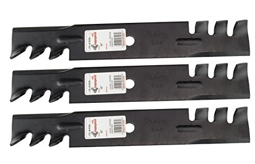 3 RotaryÂ Copperhead Mulching Lawn Mower Blades Fit John Deere AM-31100 AM-100946 M127466 M41967 300 46Â” 47Â” 48Â” Deck