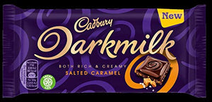 Cadbury Darkmilk Salted Caramel Chocolate Bar 85g