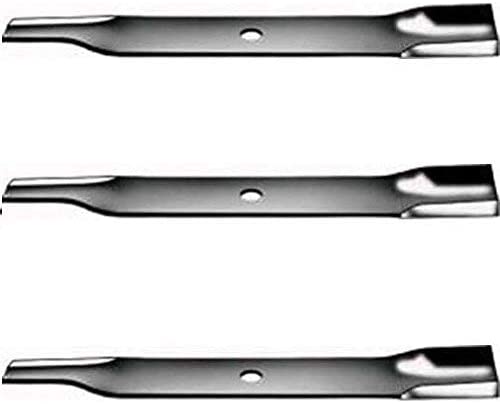 MowerPartsGroup Set of 3 Blades Replaces John Deere AM-100538 M141785 M87622 Oregon 91-394