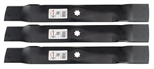 Rotary (3) 11593 Mower Blade Replaces John Deere GX22151 AM137328, 42" Deck