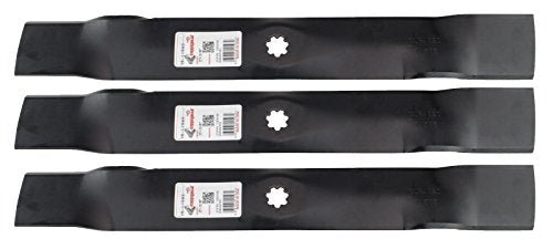Rotary (3) 11593 Mower Blade Replaces John Deere GX22151 AM137328, 42