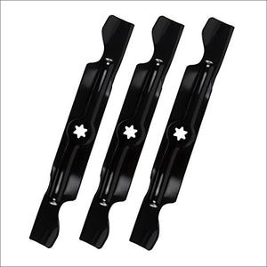 3 Pack / OEM Cub Cadet 17.9" 2-in-1 Mulching Blades 942-04053C for 50" Lawn Mowers / 742-04053, 742-04053A, 742-04053B