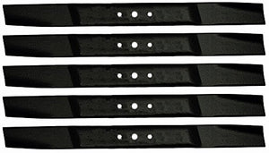 5 SETS OF 1 BLADE FOR MTD WHITE ALADDIN 22" DECK 22"L 3/8" CENTER