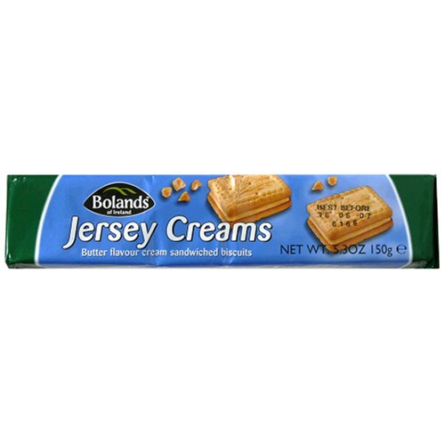Boland's Cookies, Jersey Cream, 5.295-Ounce Packages (Pack of 24)