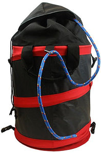 Barnel B902R Heavy Duty Collapsible 6.5 Gal. Rope Bag with Weather Flap