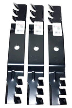 Load image into Gallery viewer, Set of 3, Made In USA Heavy Duty Replacement Mulching Blades For John Deere M127500, M127673, or M145476

