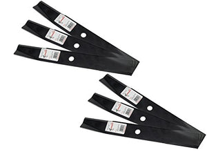 Rotary 1127 6 Mower Blades for John Deere Windsor AYP Husqvarna 16” Length 2” Width .1870” Thickness 11/16” Center Hole Fits 46in. Deck