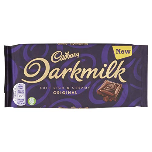 Cadbury Darkmilk Original Packet Plastic X1 85G Hand Held Chocolate