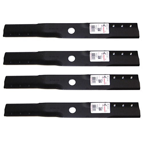 (4) 6197 Rotary Blades Compatible With Snapper 2-4466, 42998, 7024466, 7042998