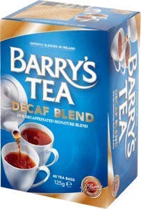 Barrys Tea Decaffeinated 40 bag x 2 (250g) (80 count) - PACK OF 4