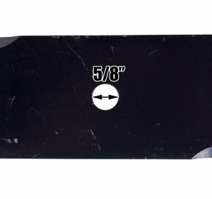 USA Mower Blades U11184BP (3) Extra High-Lift for Scag A48184 482877 A48184HL 482466 48110 Length 16-1/2 in. Width 3 in. Thickness .200 in. Center Hole 5/8 in. 32 in. 48 in. Deck