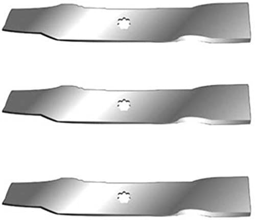 Set Of 3 Blades Replaces JOHN DEERE AM137757 AM141035 GX21784 GY20852