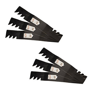 Rotary (6) 12121 Mower Blades Replace AYP Roper Sears 532187256, 54" Deck