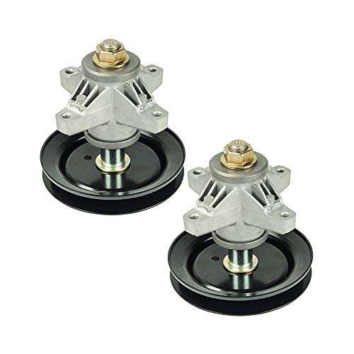 2 Spindle Assemblies MTD Cub Cadet LT1042 Lawn Mower, 918-04124A