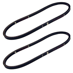 Rotary 2 Pack of Replacement 3/8 Inch x 25 Inch Cogged Belts # 670-2PK