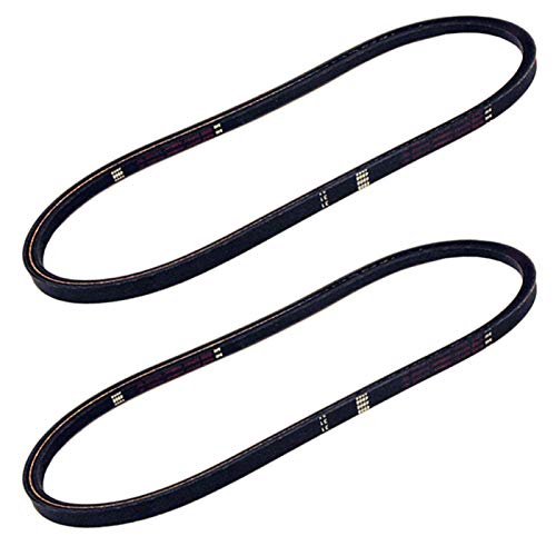 Rotary 2 Pack of Replacement 3/8 Inch x 25 Inch Cogged Belts # 670-2PK