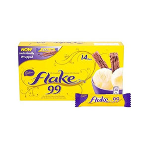 Cadbury Flake 99 Chocolate 14 per pack 114g - Pack of 4