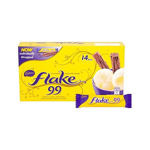 Cadbury Flake 99 Chocolate 14 per pack 114g - Pack of 4