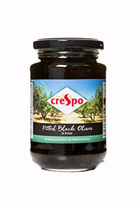 Crespo - Pitted Black Olives In Brine - 354g